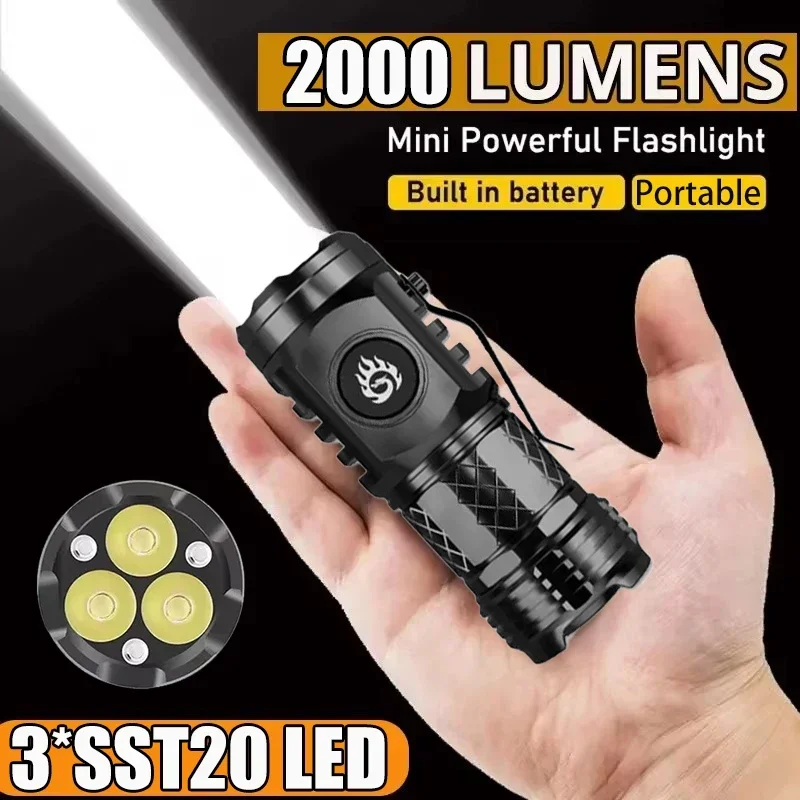 Outdoor Lighting Junction Box - High Strong Power Tactical Flashlight 3LED