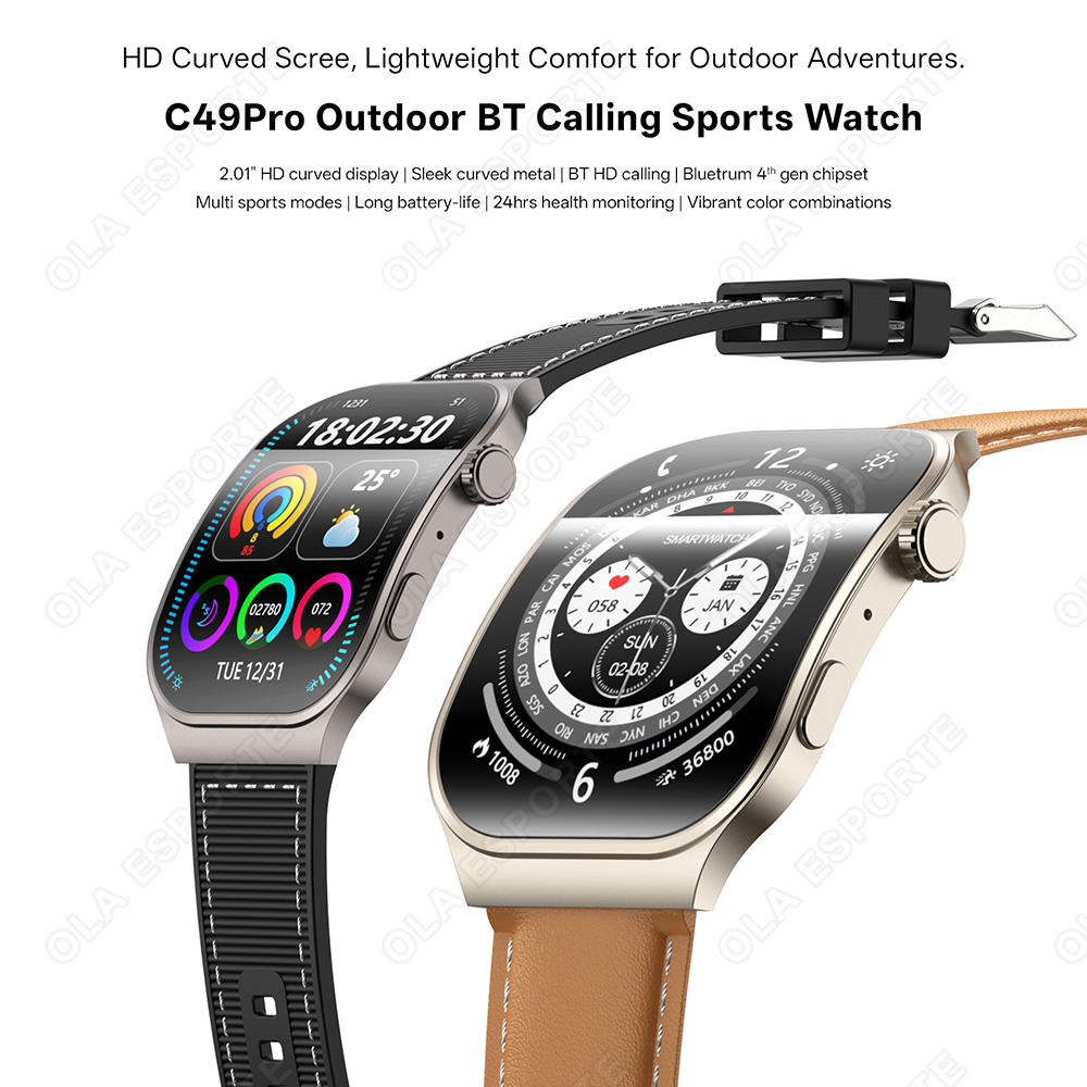 New Curved Screen Smart Watch  - Outdoor Lighting Timer recension och pris