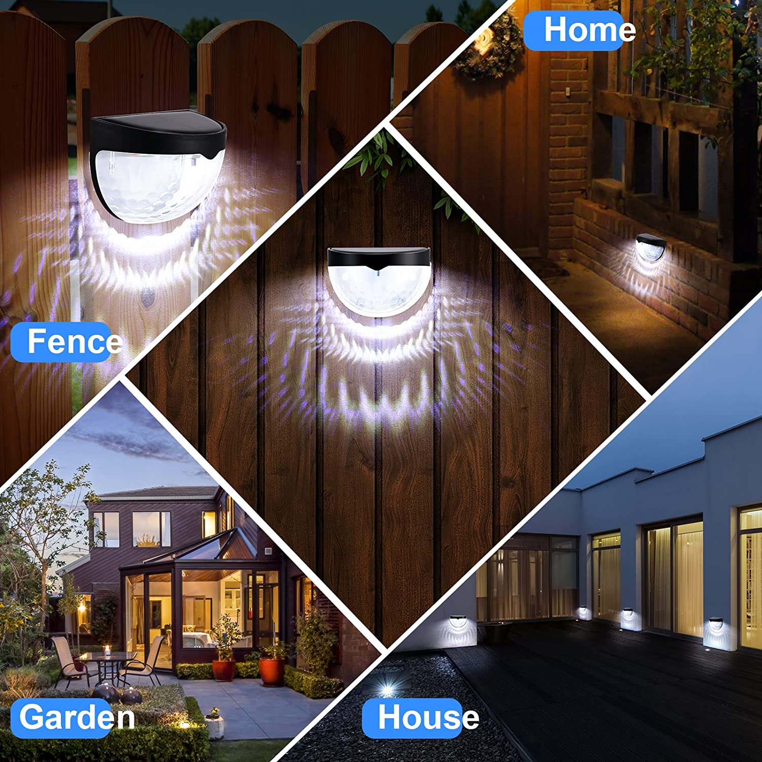 LED Solar Light Outdoor Wall L - Outdoor Lighting For Fence recension och pris