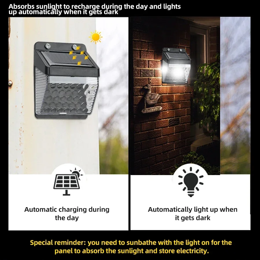 LED Solar Light PIR Motion Sen - Outdoor Lighting Garden recension och pris