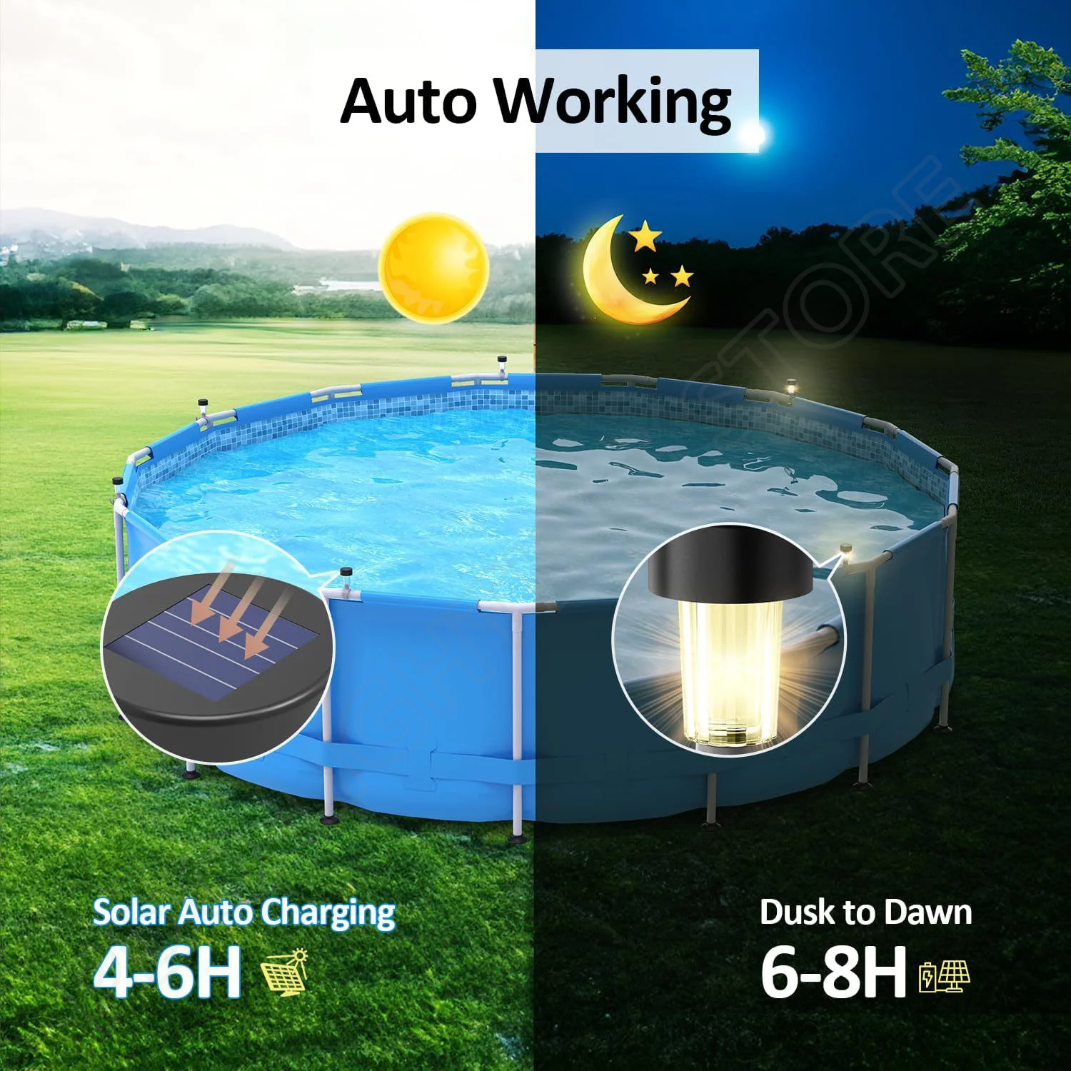 Solar Light Outdoor Waterproof - Outdoor Lighting For Fence recension och pris