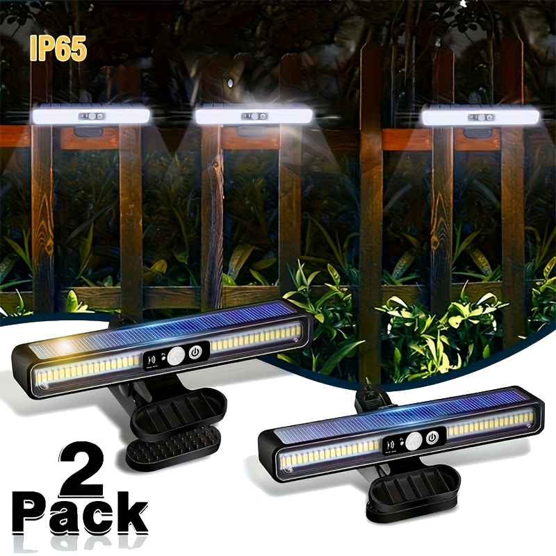 Clip On Solar Motion Lights Ou - Outdoor Lighting For Fence recension och pris