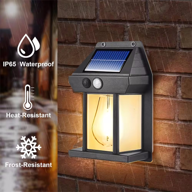 Solar Wall Light Outdoor Water - Outdoor Lighting For Fence recension och pris