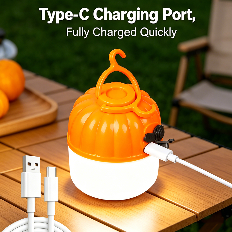 Mini Portable LED Pumpkin Bulb - Outdoor Lighting Lumen recension och pris