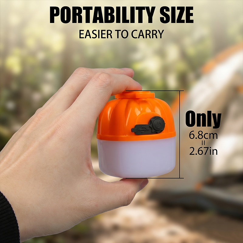 Mini Portable LED Pumpkin Bulb - Outdoor Lighting Lumen recension och pris