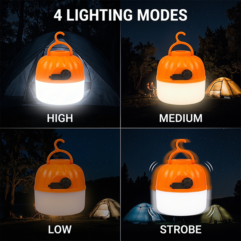 Mini Portable LED Pumpkin Bulb - Outdoor Lighting Lumen recension och pris