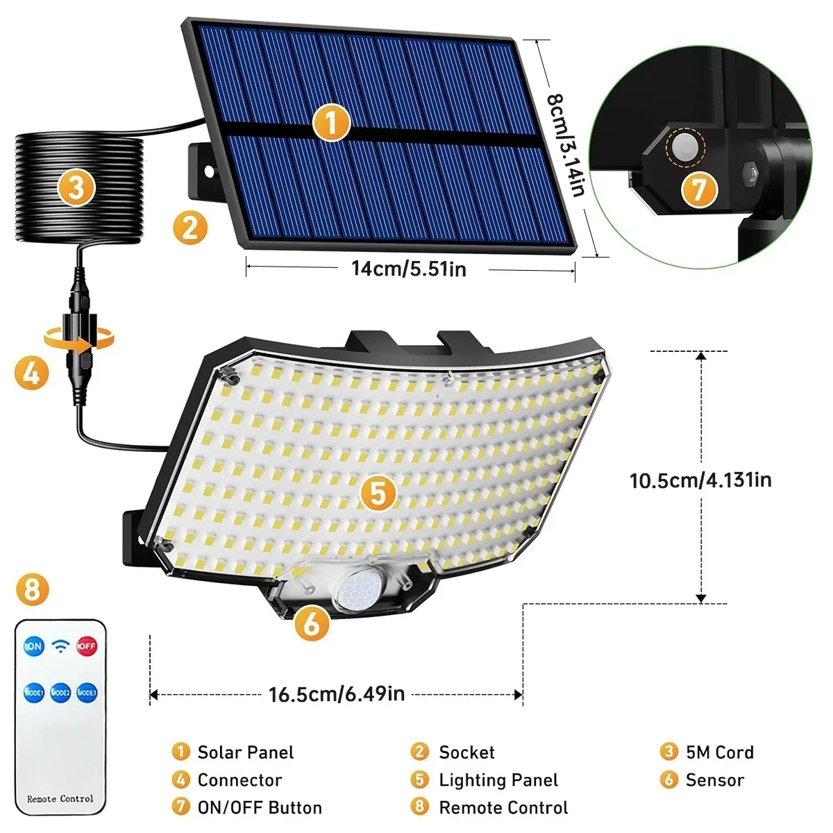 234LED Solar Outdoor Lights Mo - Outdoor Lighting Garden recension och pris