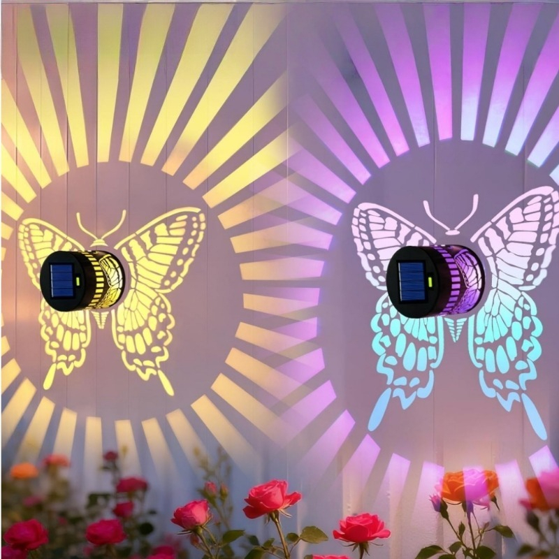 Decorative Solar Butterfly Lig - Outdoor Lighting For Fence recension och pris