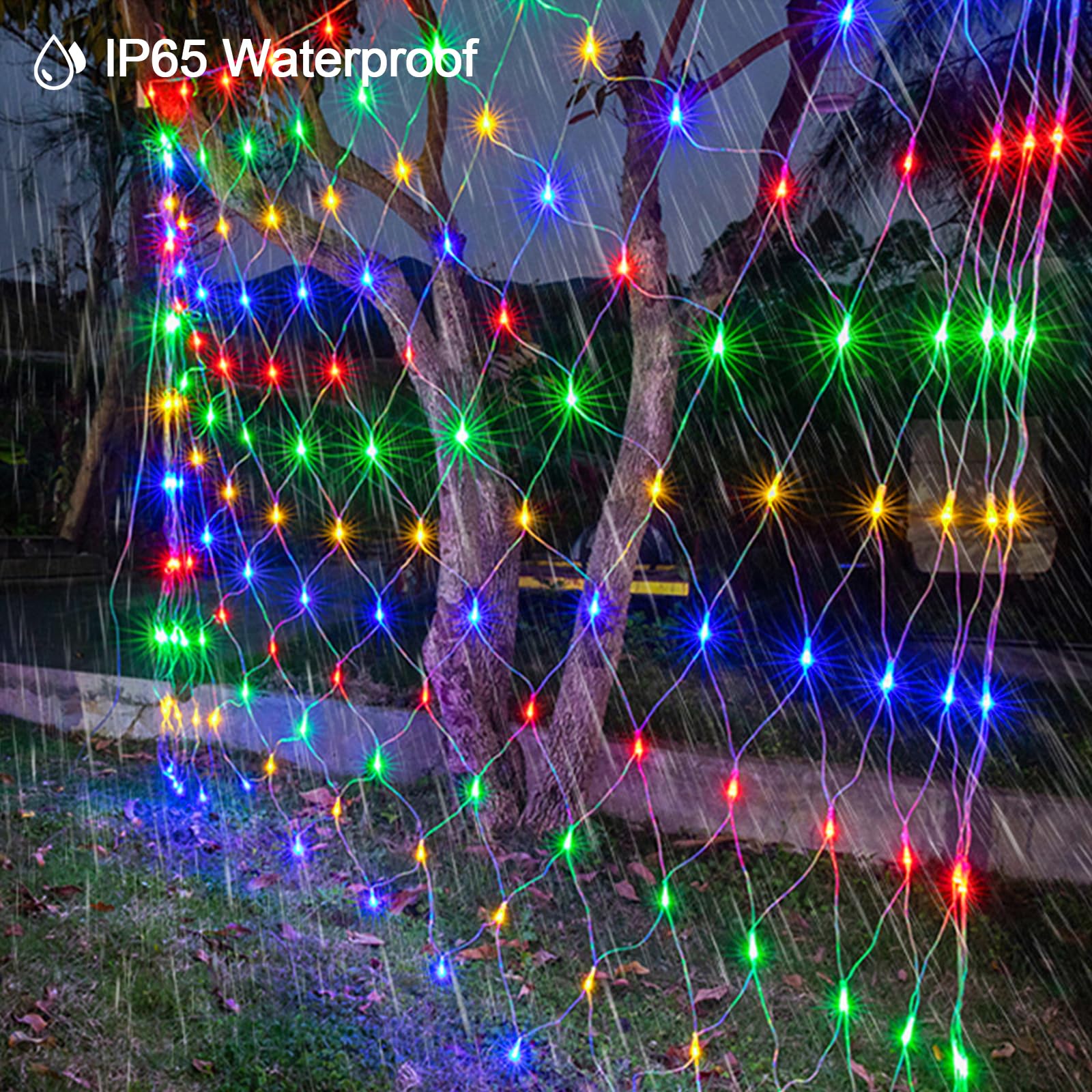 Mesh Solar Christmas Lights Ou - Outdoor Lighting Timer recension och pris