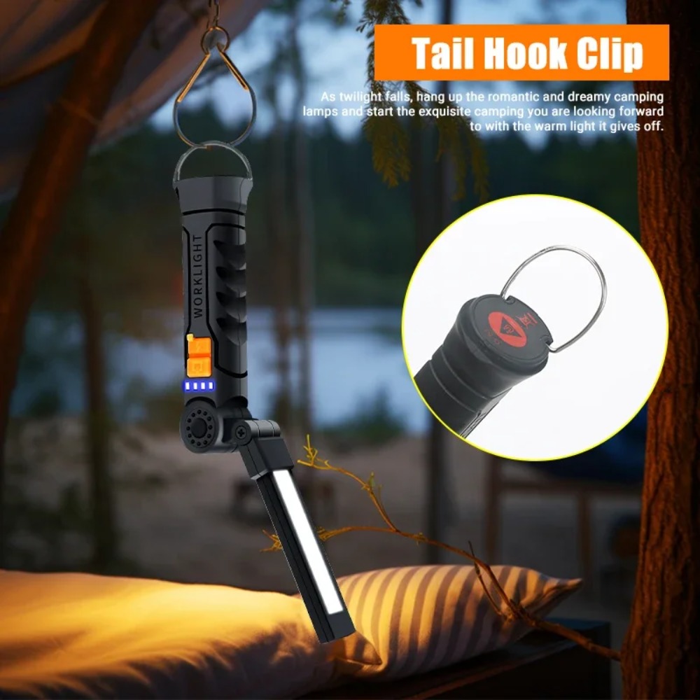 Portable COB LED Flashlight US - Outdoor Lighting Beacon recension och pris
