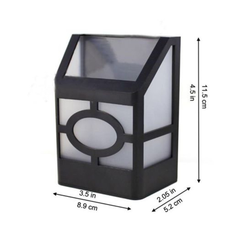 Solar Powered Wall Mount LED L - Outdoor Lighting For Fence recension och pris