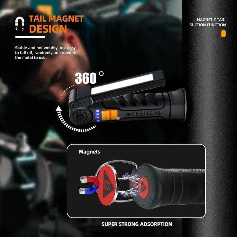 Portable COB LED Flashlight US - Outdoor Lighting Junction Box recension och pris
