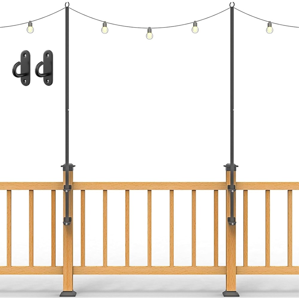 2 pack string light poles - st - Outdoor Lighting Garden recension och pris