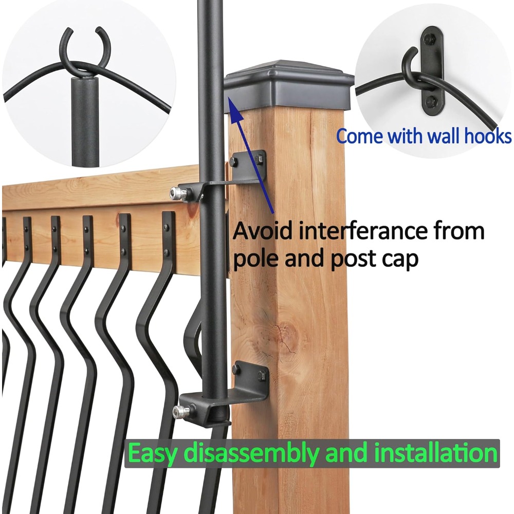 2 pack string light poles - st - Outdoor Lighting Garden recension och pris
