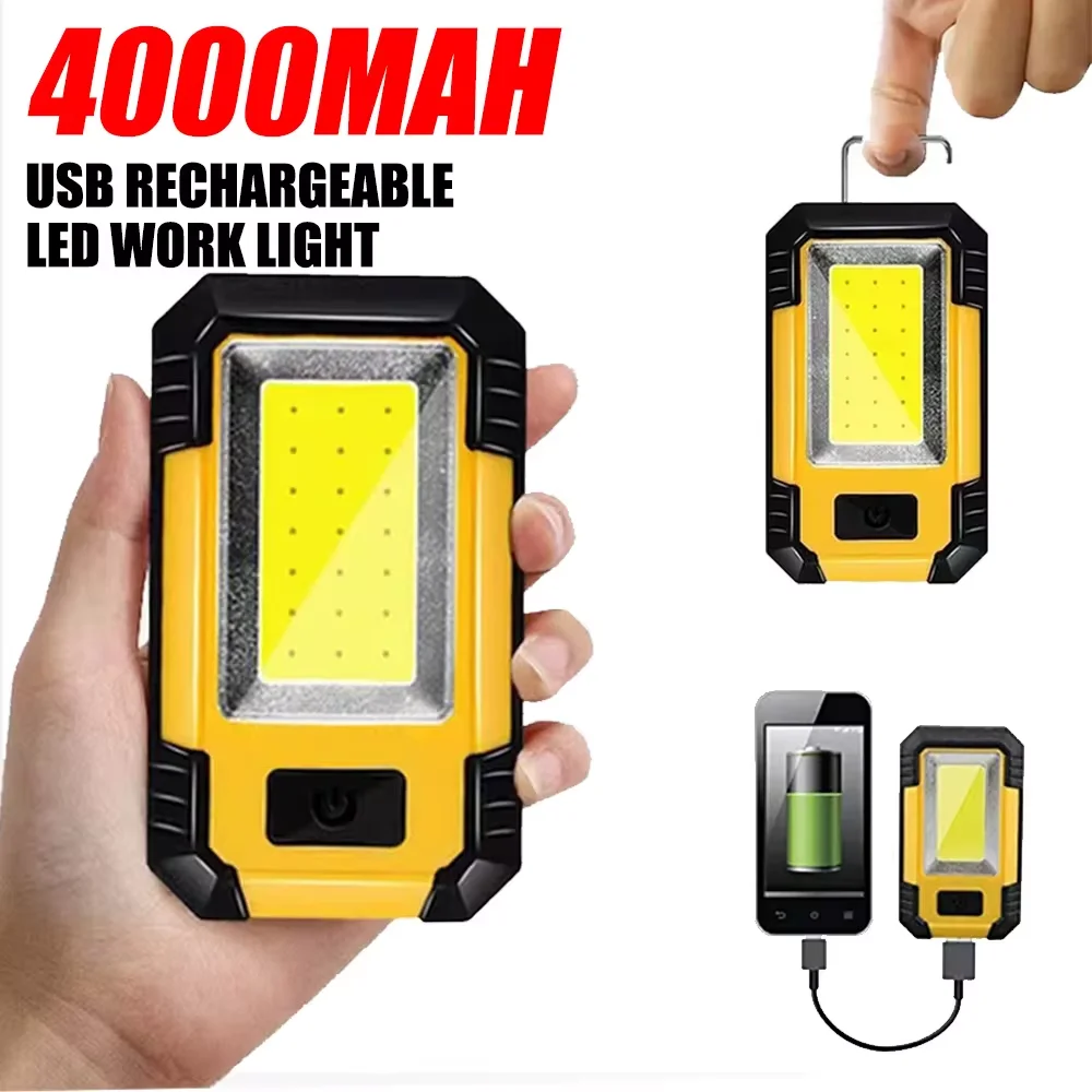 Rechargeable 4000MaH Work Ligh - Outdoor Lighting Lumen recension och pris