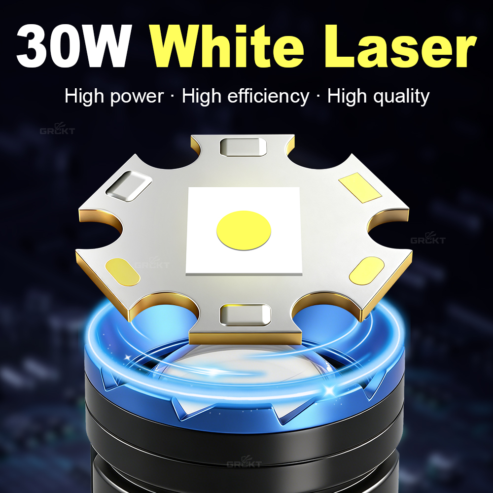 White Laser Camping Flashlight - Outdoor Lighting Junction Box recension och pris