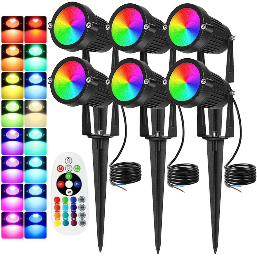 RGBW Landscape Lighting 10W wi - Outdoor Lighting Garden recension och pris