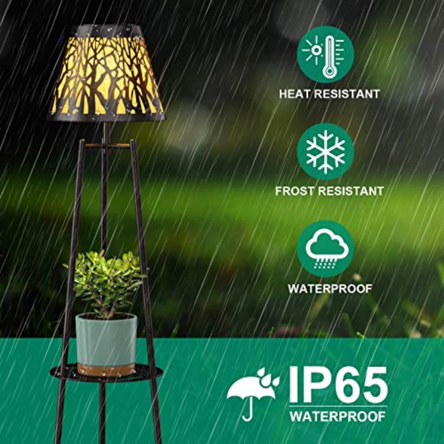 2 Pack Outdoor Solar Floor Lam - Outdoor Lighting Garden recension och pris