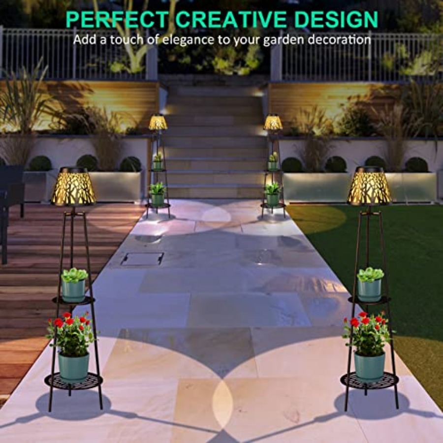 2 Pack Outdoor Solar Floor Lam - Outdoor Lighting Garden recension och pris