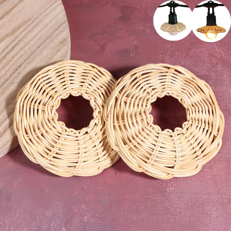 New Sale 2Pcs Handwoven Rattan - Outdoor Lighting Chandelier recension och pris