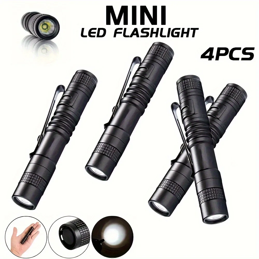 1-4PCS Mini Portable LED Pen L - Outdoor Lighting Lumen recension och pris