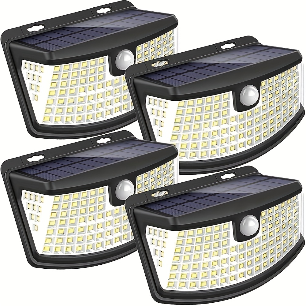 8/6/4 Packs Solar Motion Senso - Outdoor Lighting For Fence recension och pris
