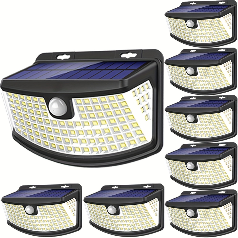 8/6/4 Packs Solar Motion Senso - Outdoor Lighting For Fence recension och pris