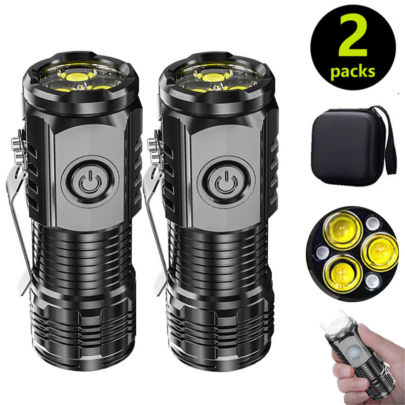 Mini 3LED Flashlight With Pen  - Outdoor Lighting Lumen recension och pris