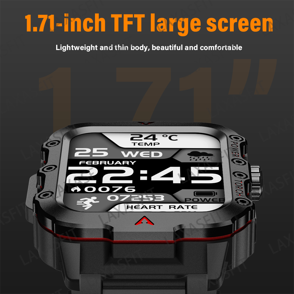 LAXASFIT New Smart Watch Bluet - Outdoor Lighting Timer recension och pris