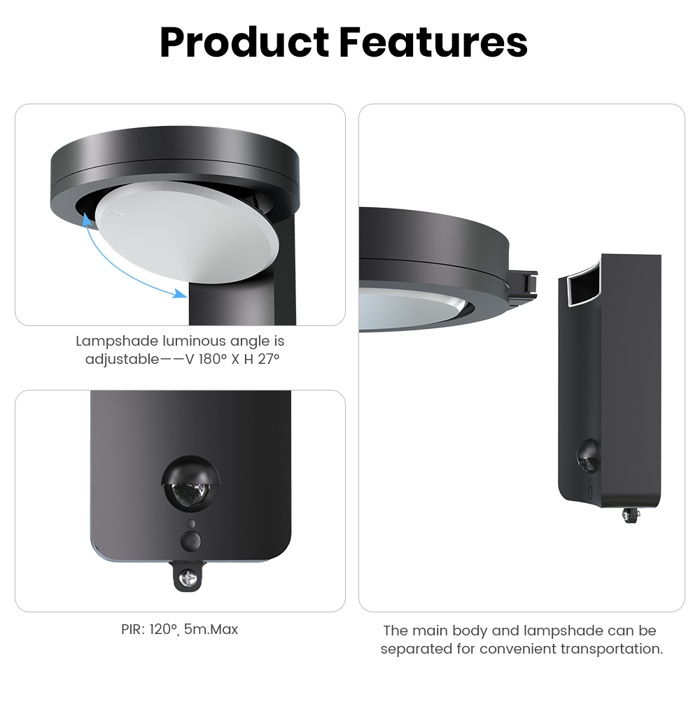 SRESKY Solar Powered Outdoor W - Outdoor Lighting For Fence recension och pris