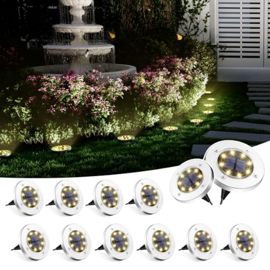 Solar Ground Lights Solar Ligh - Outdoor Lighting Garden recension och pris