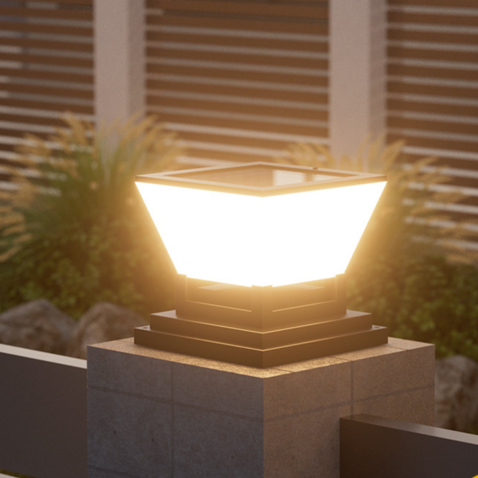 Solar Post Light Water Resista - Outdoor Lighting For Fence recension och pris