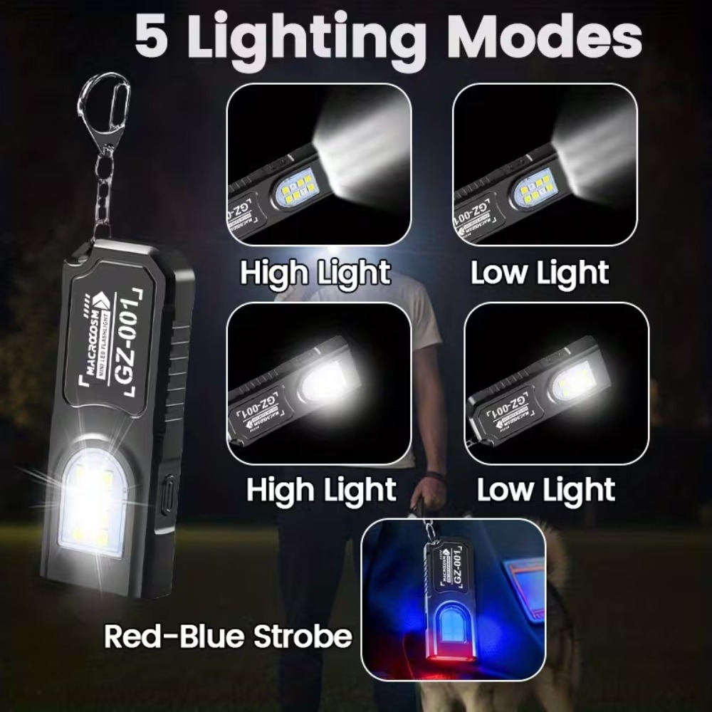Mini COB LED Keychain Flashlig - Outdoor Lighting Lumen recension och pris